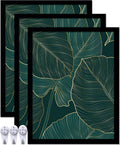 Black Picture Frame Set of 3 14x18 in - Simple Wall Gallery Frames