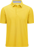 MAGCOMSEN Men's Cotton Pique Polo Shirt - Classic Cooling Fit