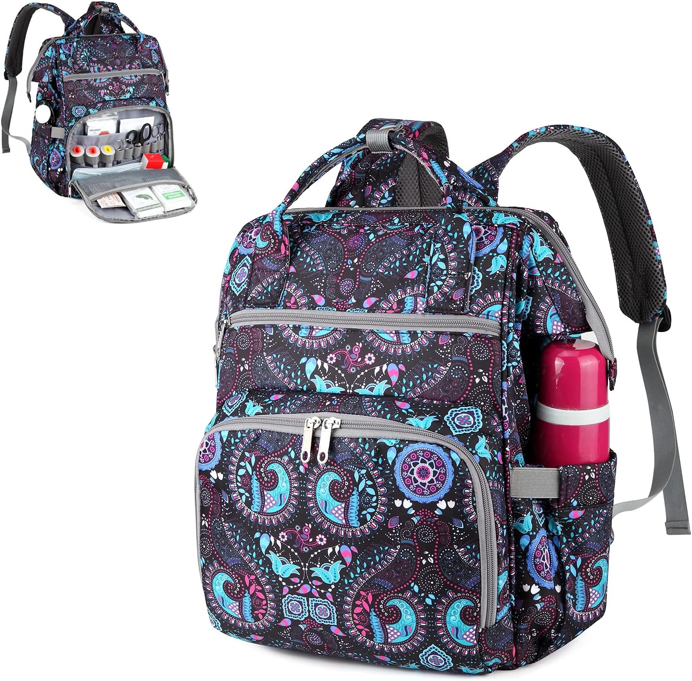 Nurse Backpack for Women - Large Capacity and Durable Design