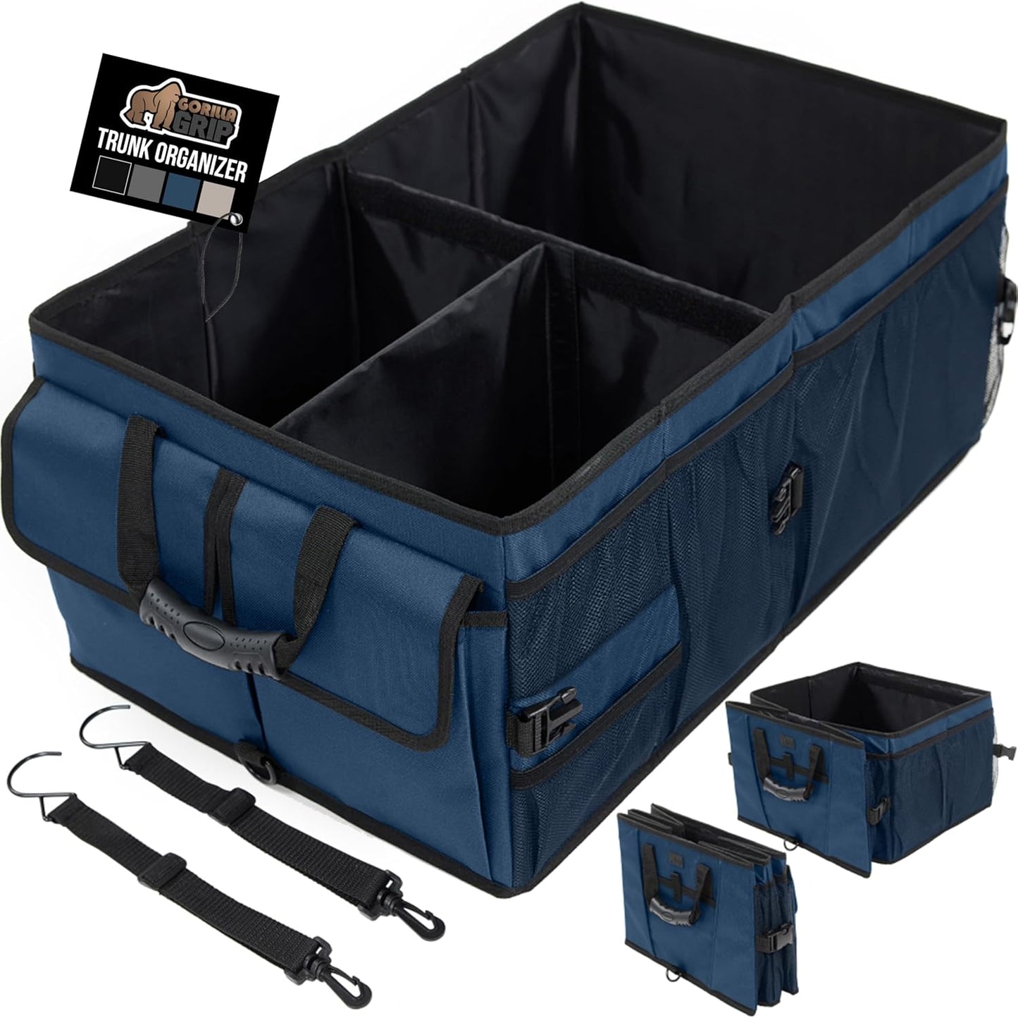 GORILLA GRIP Large Capacity Trunk Storage Organizer for Cars
