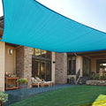 LOVE STORY Custom Size 15ftx15ft Turquoise Blue Sun Shade Sail - UV