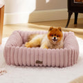 Cute Dog Bed for Small Medium Dogs - Supportive Raised Sides