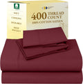 California Design Den King Size Sheets Set - Soft 400 TC Sateen