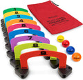 Putt-Thru Croquet Putting Game - Portable 9-Gate Mini Golf