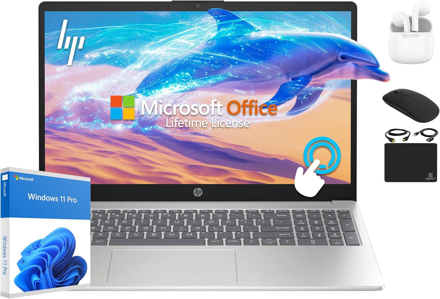 HP Touchscreen Laptop 2025 Flagship with 16GB RAM and 1TB Storage