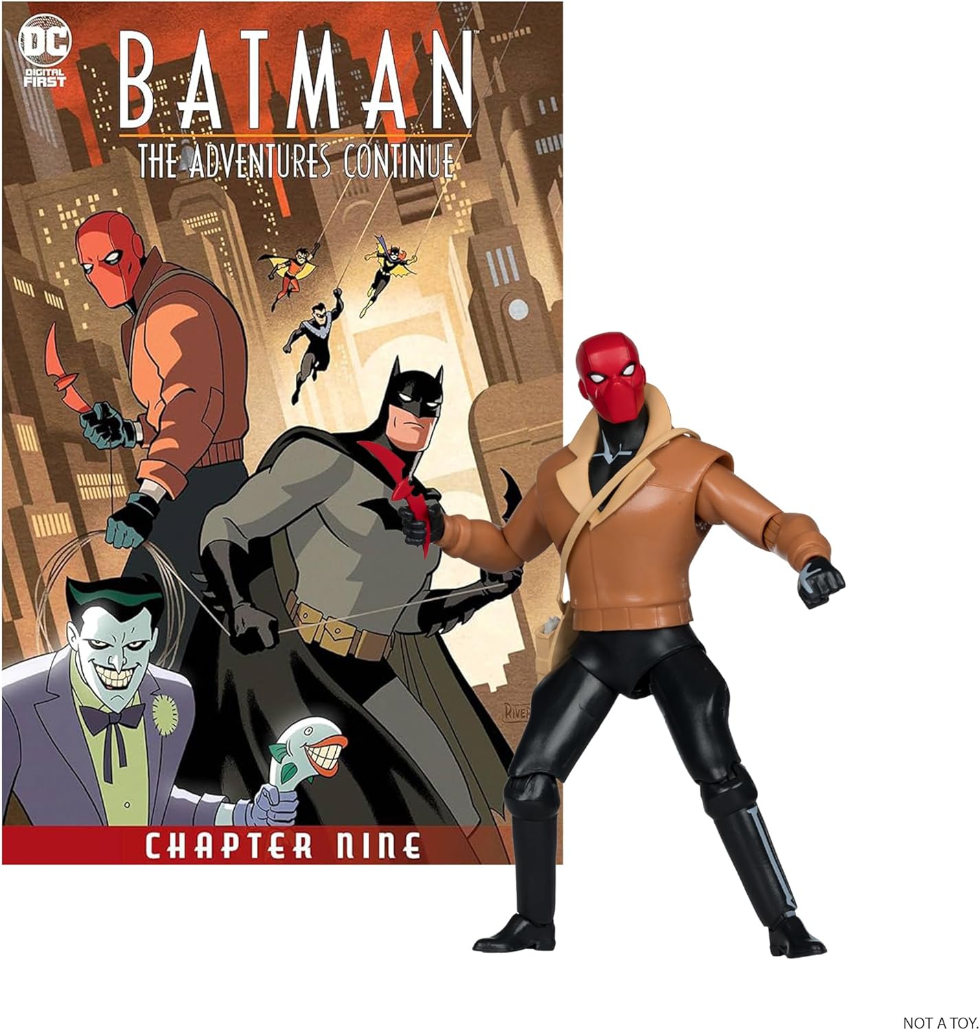Red Hood 6in Figure + Comic - DC Direct McFarlane Toys