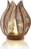 Solar Outdoor Lights Garden Decor with Unique Crackle Glass Design