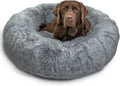 Calming Donut Dog and Cat Bed 36in - Plush Anxiety Relief