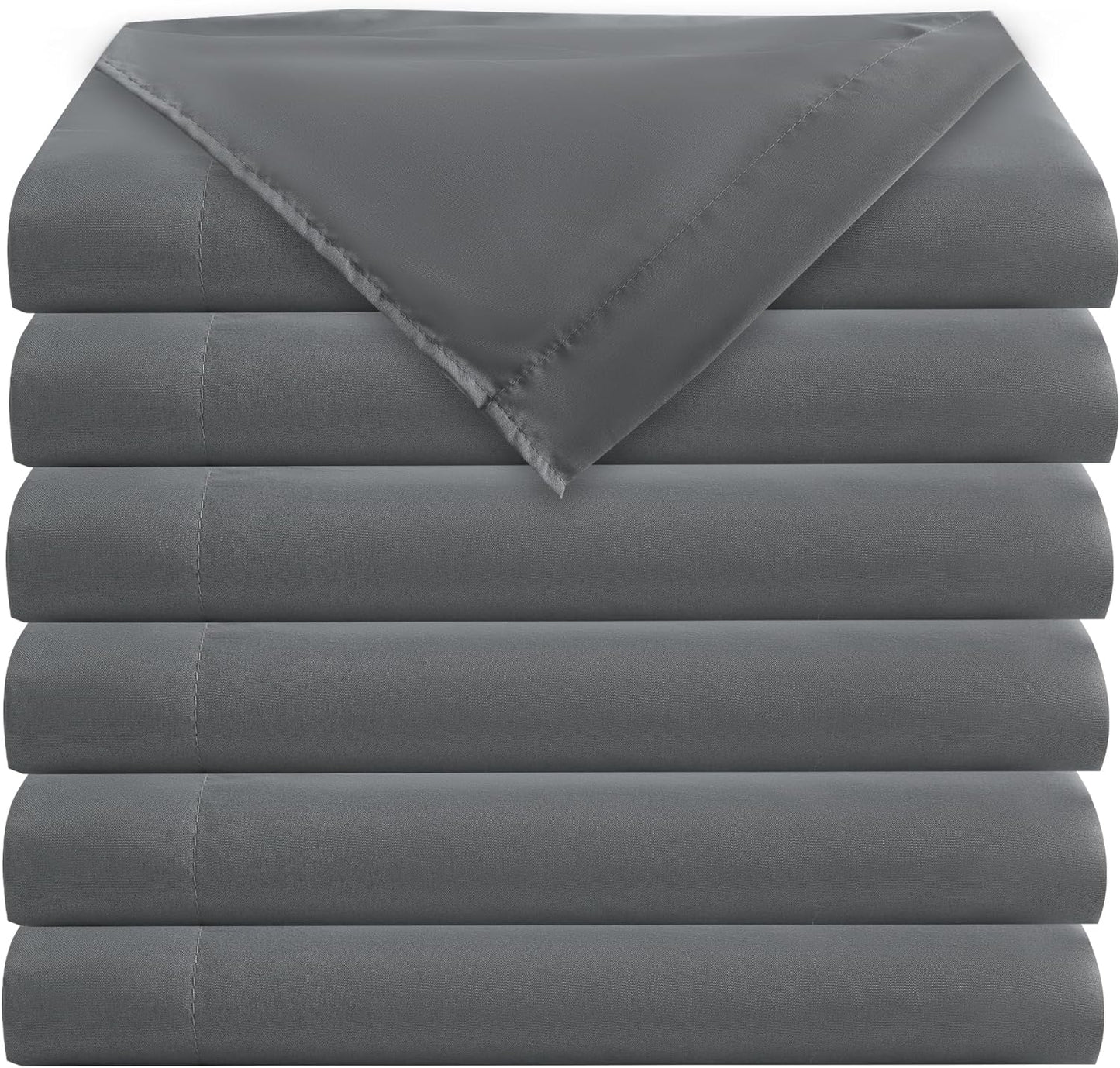 Bulk King Flat Sheets Only 6 Pack Quick Sort Bed Essentials