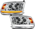 Partsam Full LED Headlights Assembly Compatible with 2009-2018 Ram