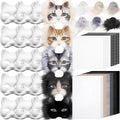 DIY Therian Mask Kit Blank Cat Mask with Felt Fabric - Creative Kit