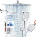 12in Ceiling Mount Rainfall Shower System with Dual Heads - Polished