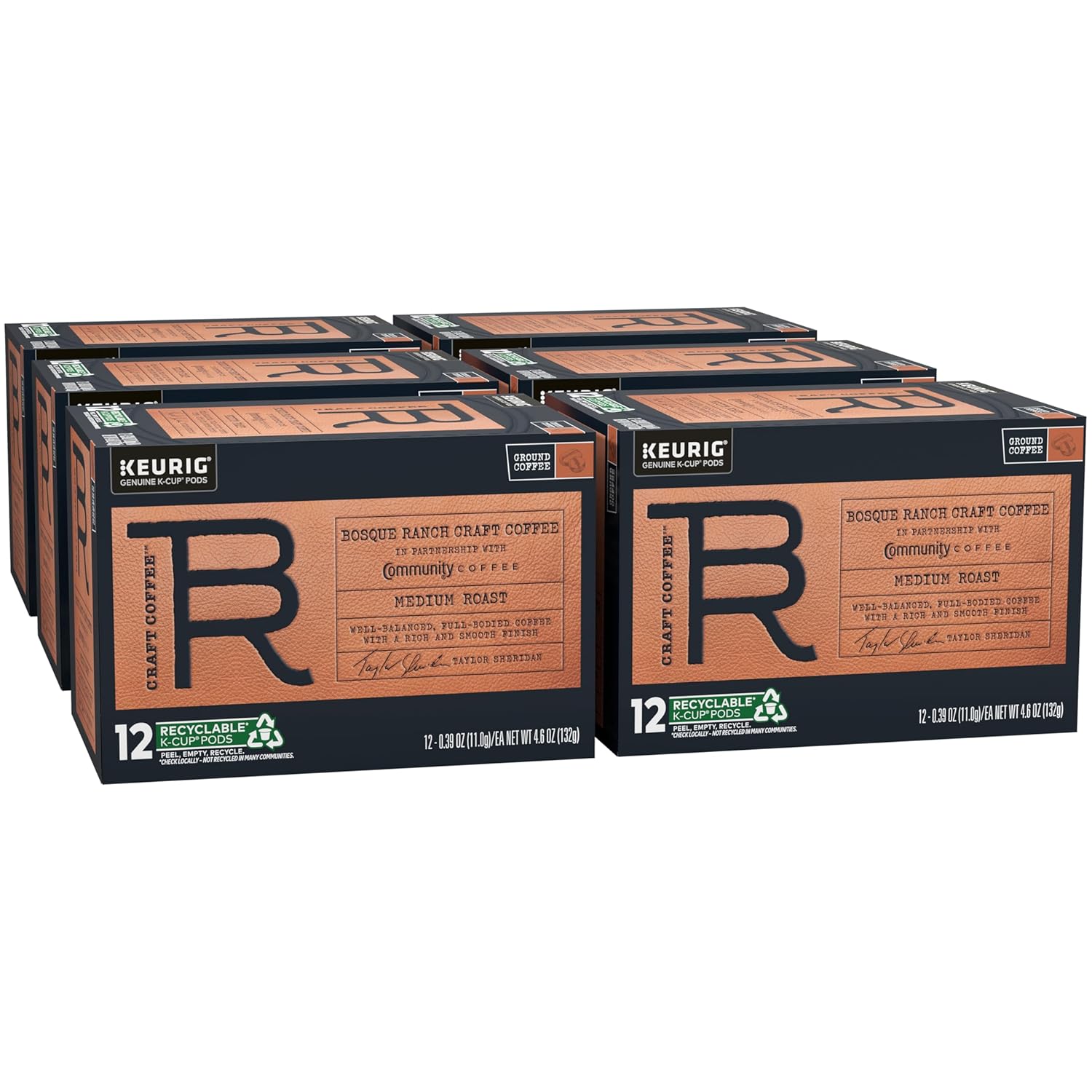 Taylor Sheridan's Bosque Ranch Craft Coffee: Medium Roast Pods