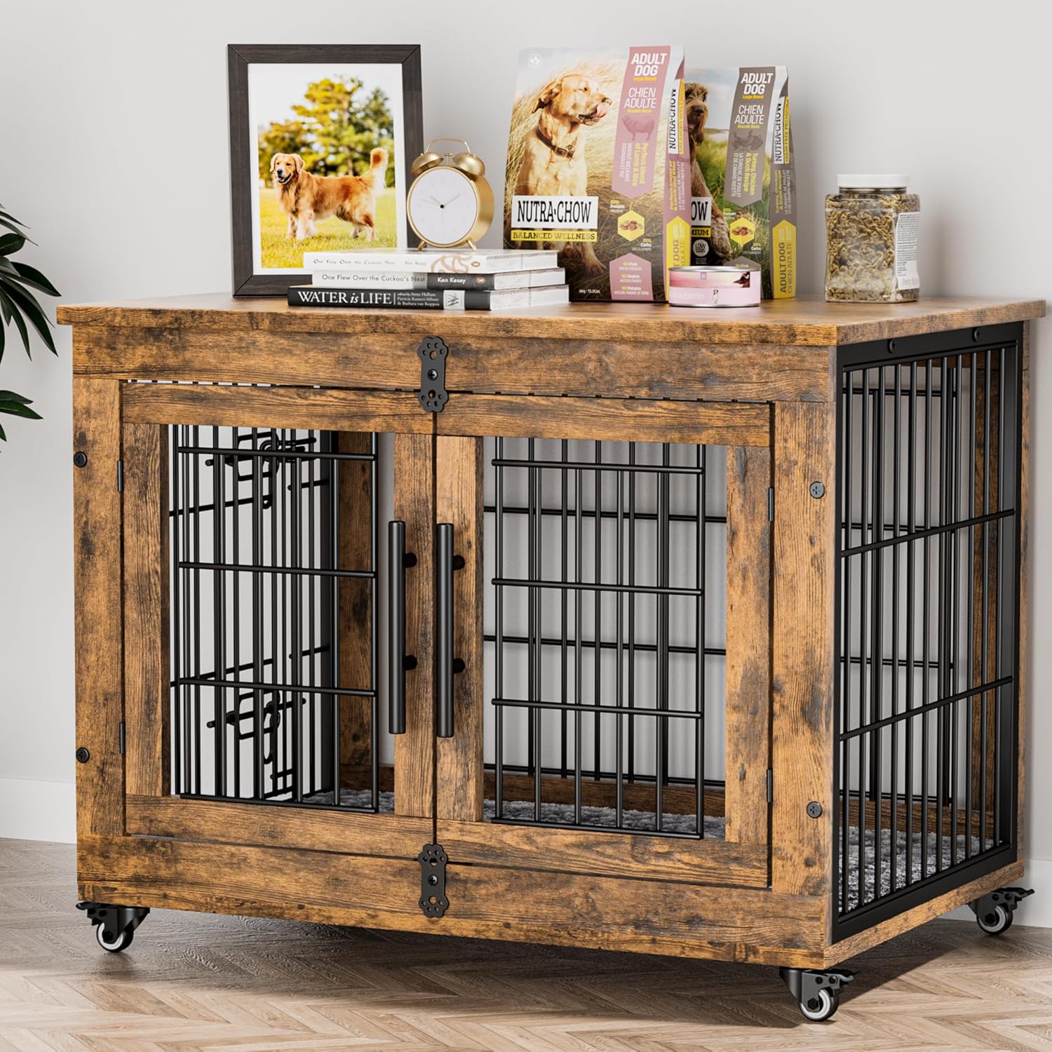 Lulive Dog Crate Furniture: Stylish Indoor Kennel for Pets
