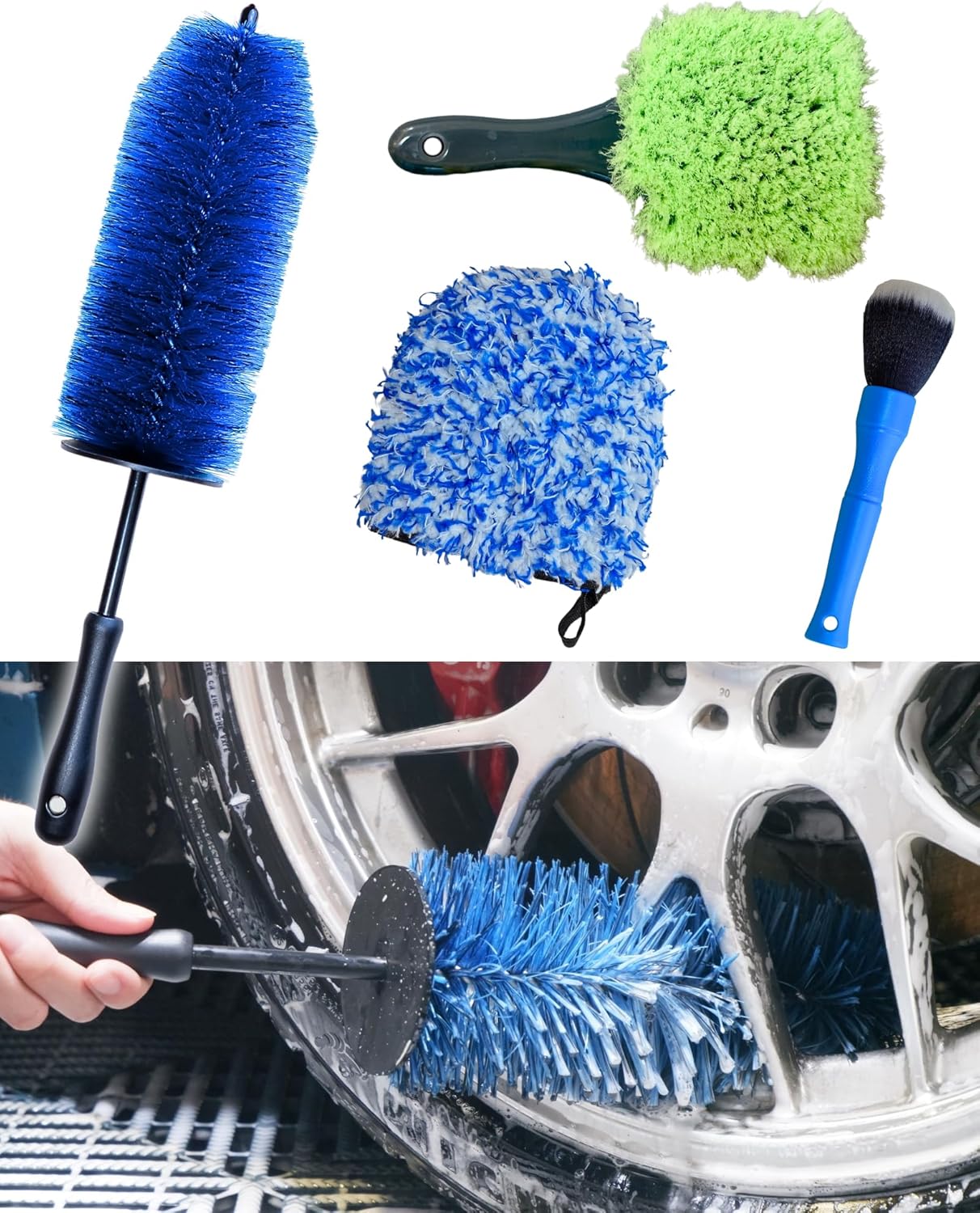 Ultimate Wheel Cleaning Kit - Scratch-Free & Durable