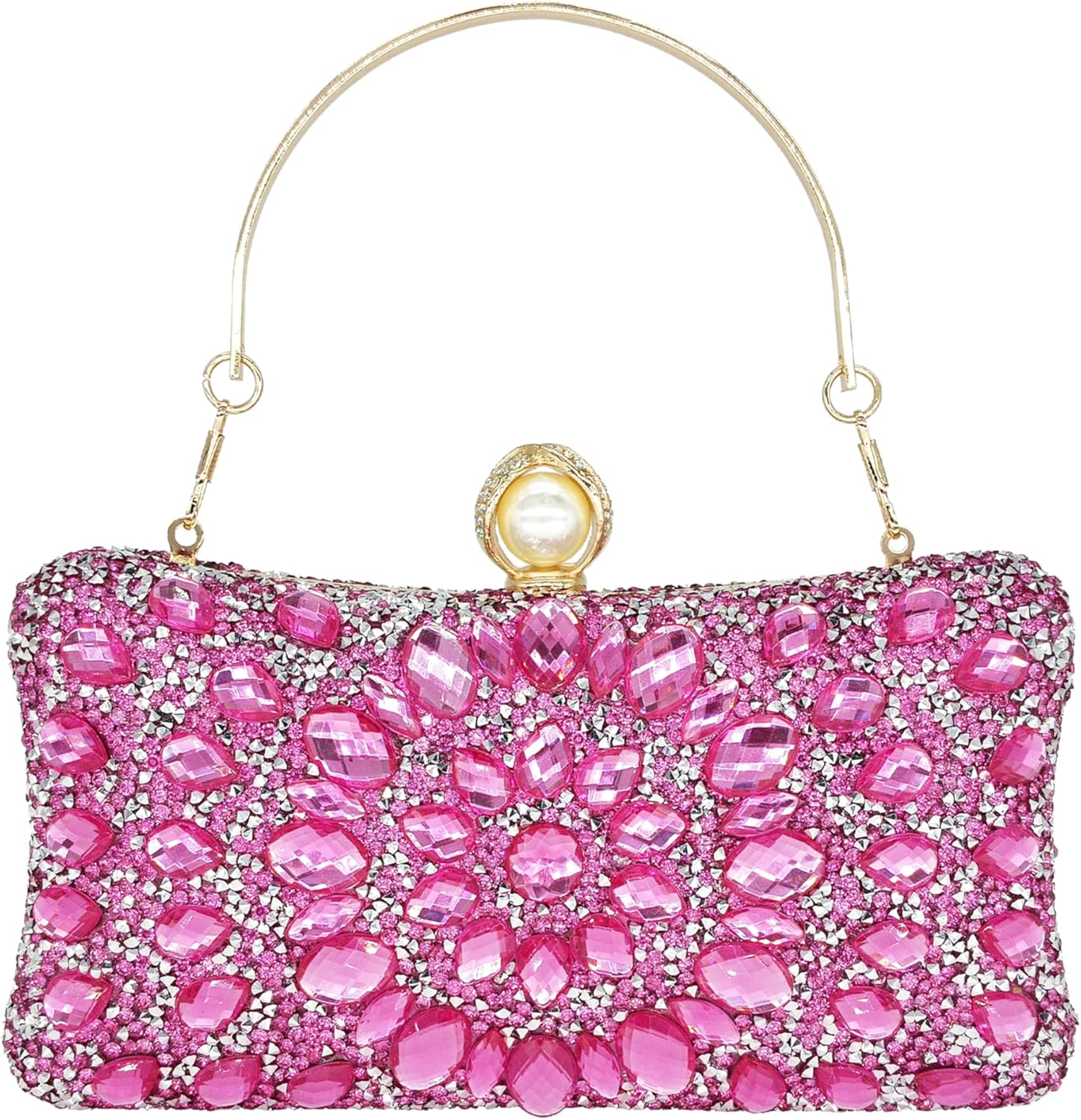Rhinestone Clutch Purses for Women Evening Wedding Formal Bag