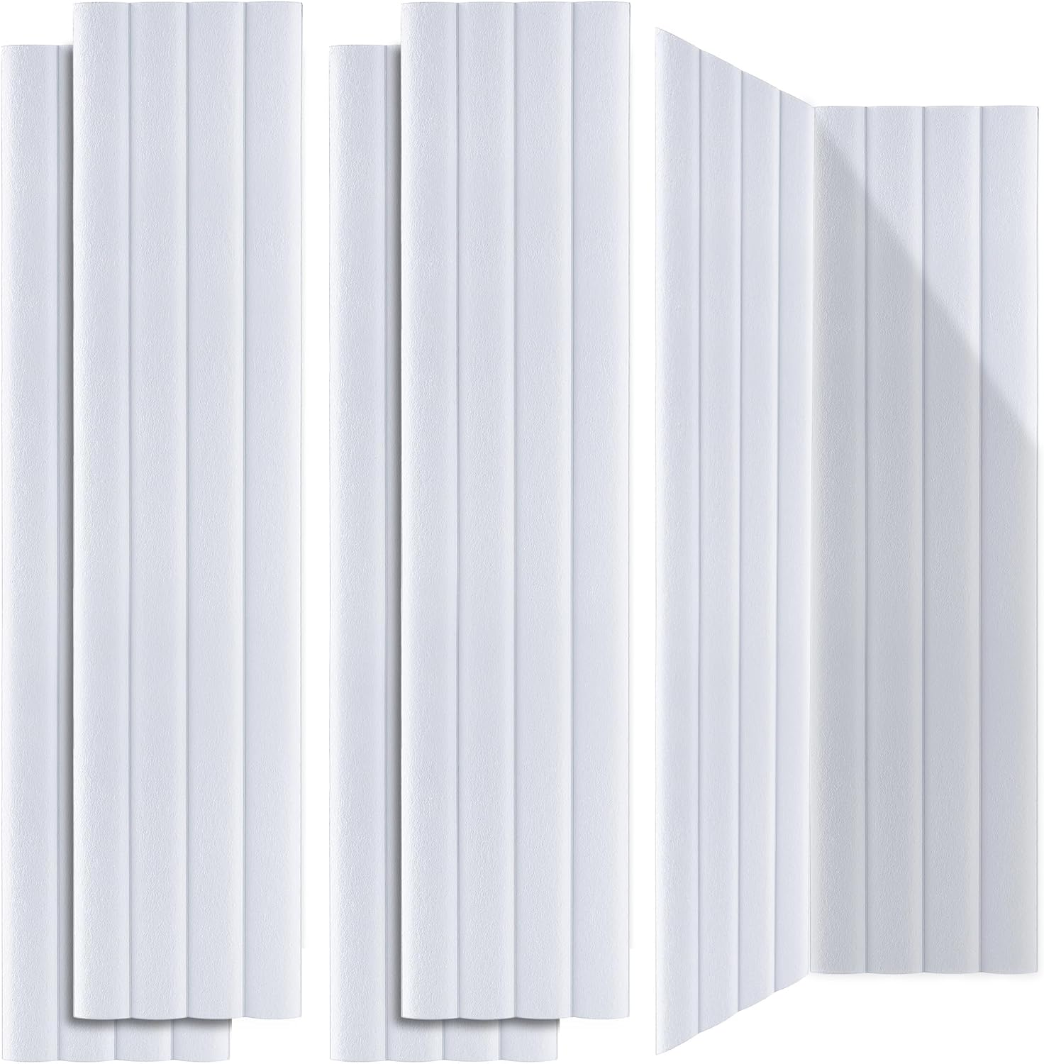 BUBOS 6 Pack Large Acoustic Panels for Soundproofing Walls