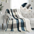 Cozy PU MEI Sherpa Fleece Blanket 60 x 80