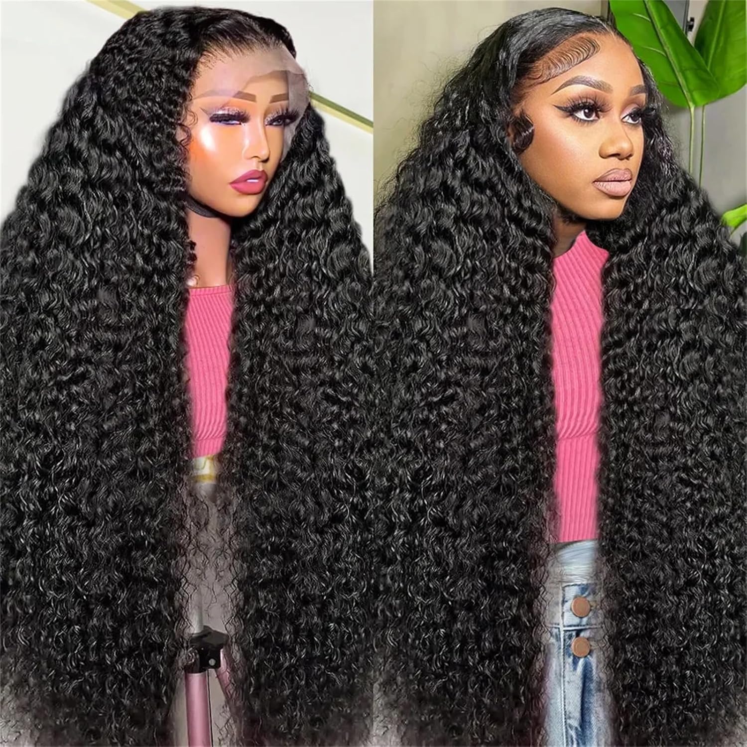 250% Density Deep Wave Lace Front Wigs for Stunning Styles