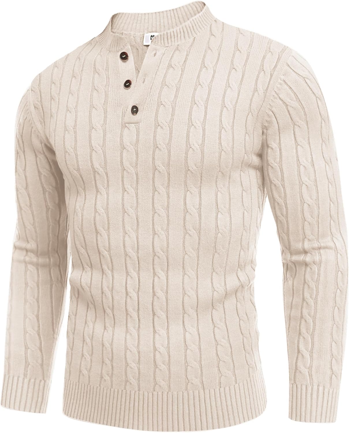 COOFANDY Men Casual Knit Sweater for Stylish Comfort