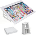 Tilting Puzzle Board 31 x 24 Portable Puzzle Table - Ergonomic Tilt