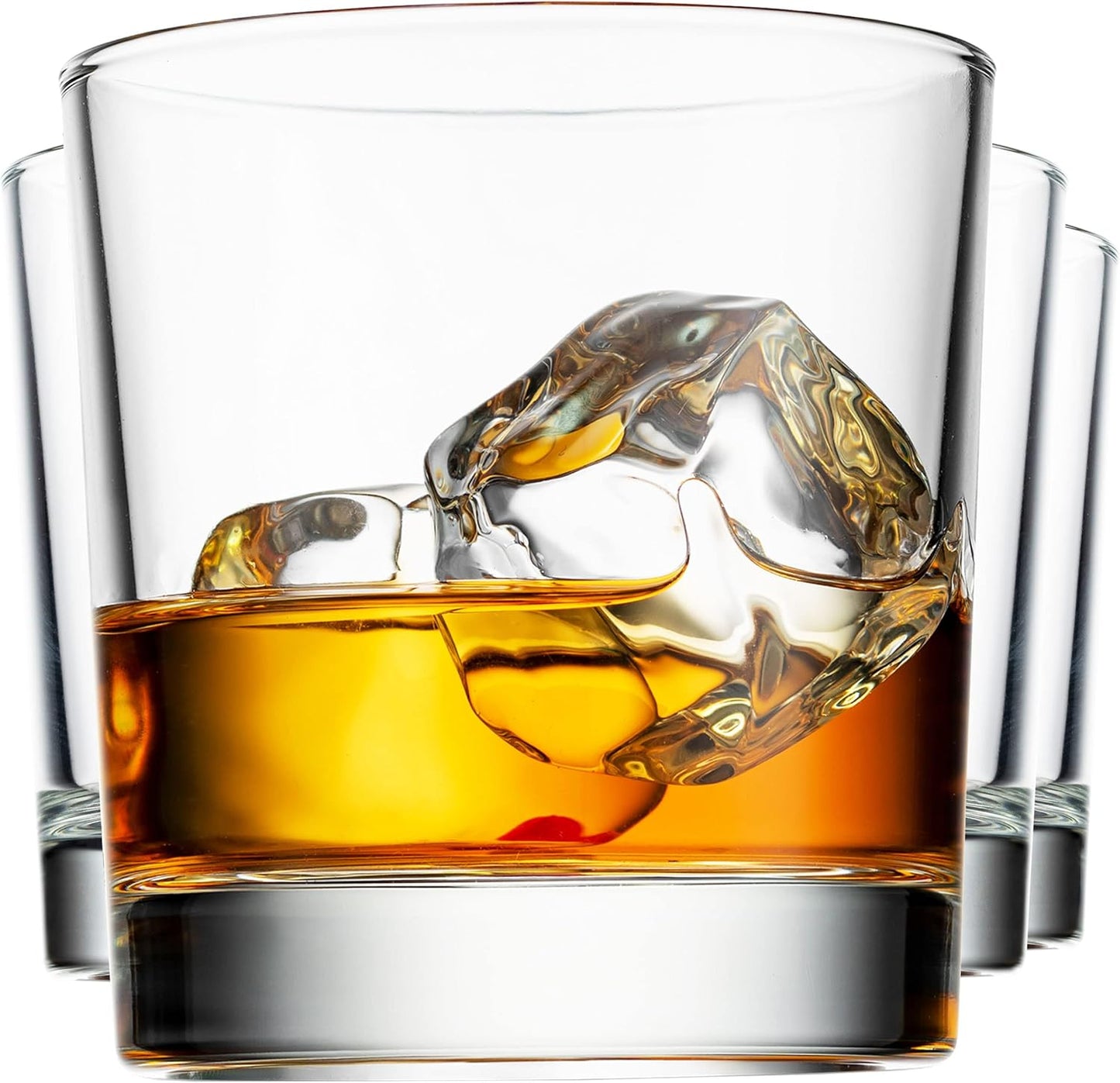Italian-Made Godinger Whiskey Glasses - Set of 4