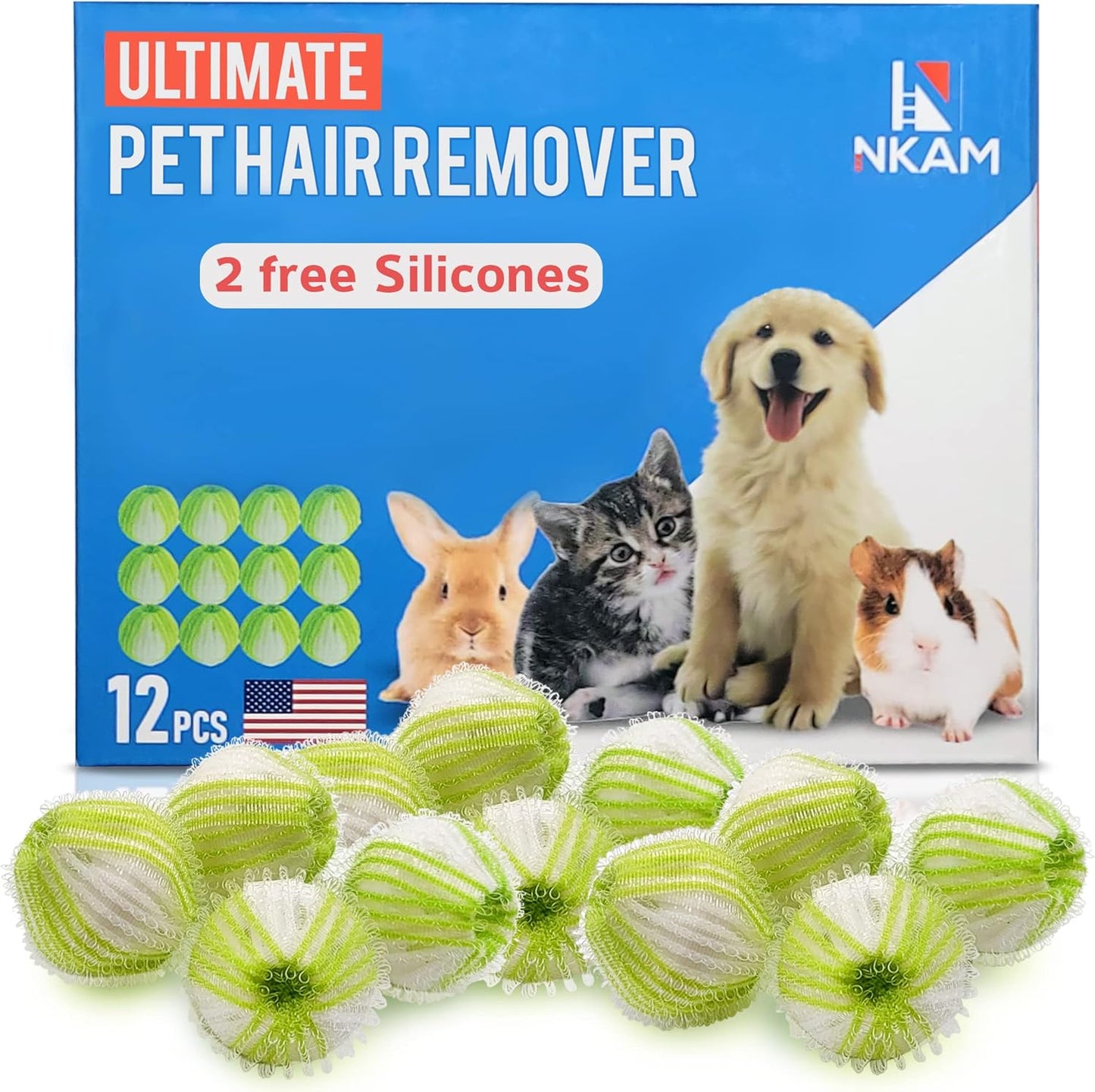 Pet Hair Remover Laundry Balls - Efficiently Eliminate Pet Hair