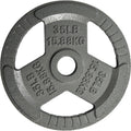 Yes4All Tri-Grip Cast Iron Olympic Weight Plates - Durable Strength