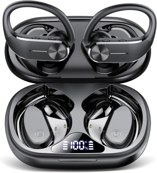 2024 Wireless Sports Earbuds: 58H Playtime & IP8 Waterproof!