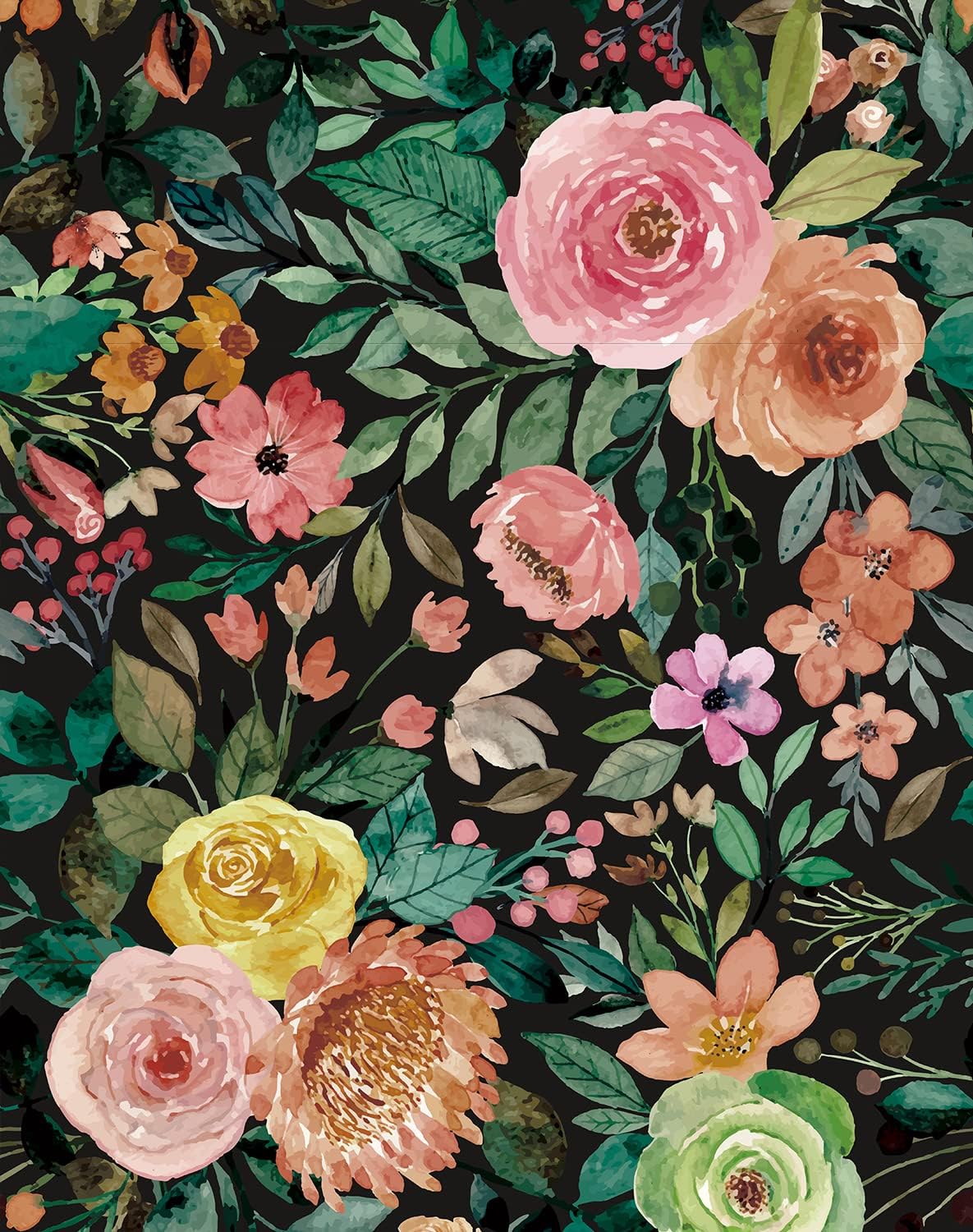 Blooming Floral Wallpaper Peel and Stick for Dreamy Decor