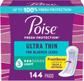 Poise Ultra Thin Incontinence Pads Regular Length - Light Protection