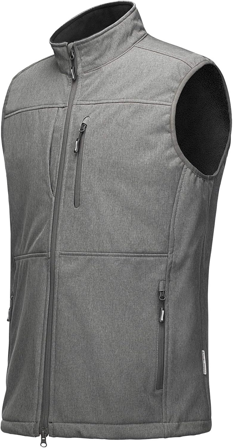 Outdoor Ventures Men's Running Vest - Lightweight Windproof Jacket