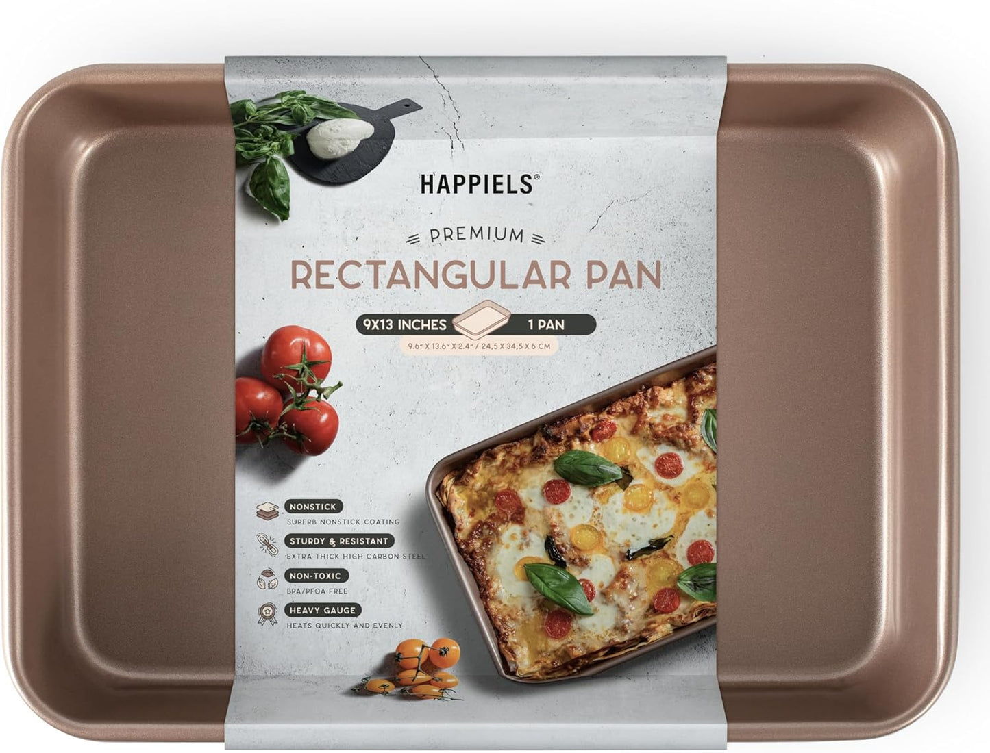 Nonstick Non Toxic 9x13 in Baking Pan for Perfect Cakes