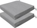 Honeycomb Outdoor Seat Pads 20 x 20 - Textured Platinum Grey, 4in