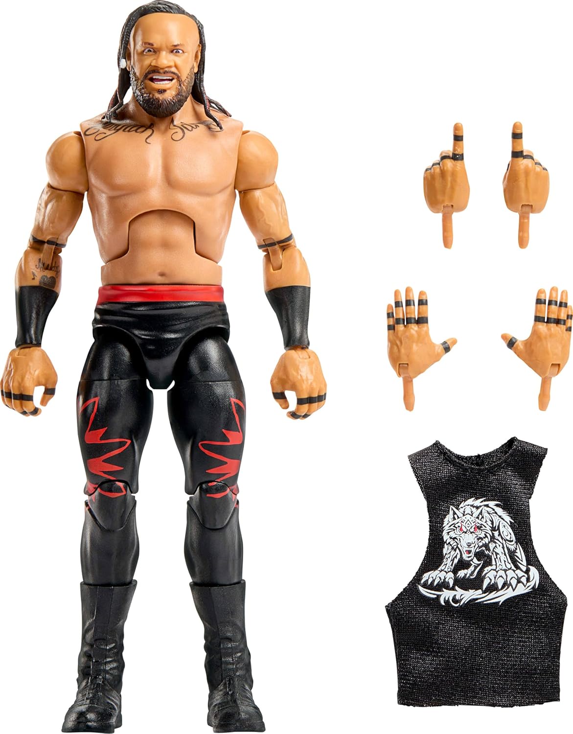 WWE Elite Action Figure Jacob Fatu with 25 Articulation Points