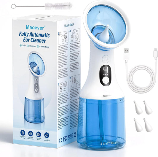 Electric Ear Wax Removal System with Dual Tank for Home Use