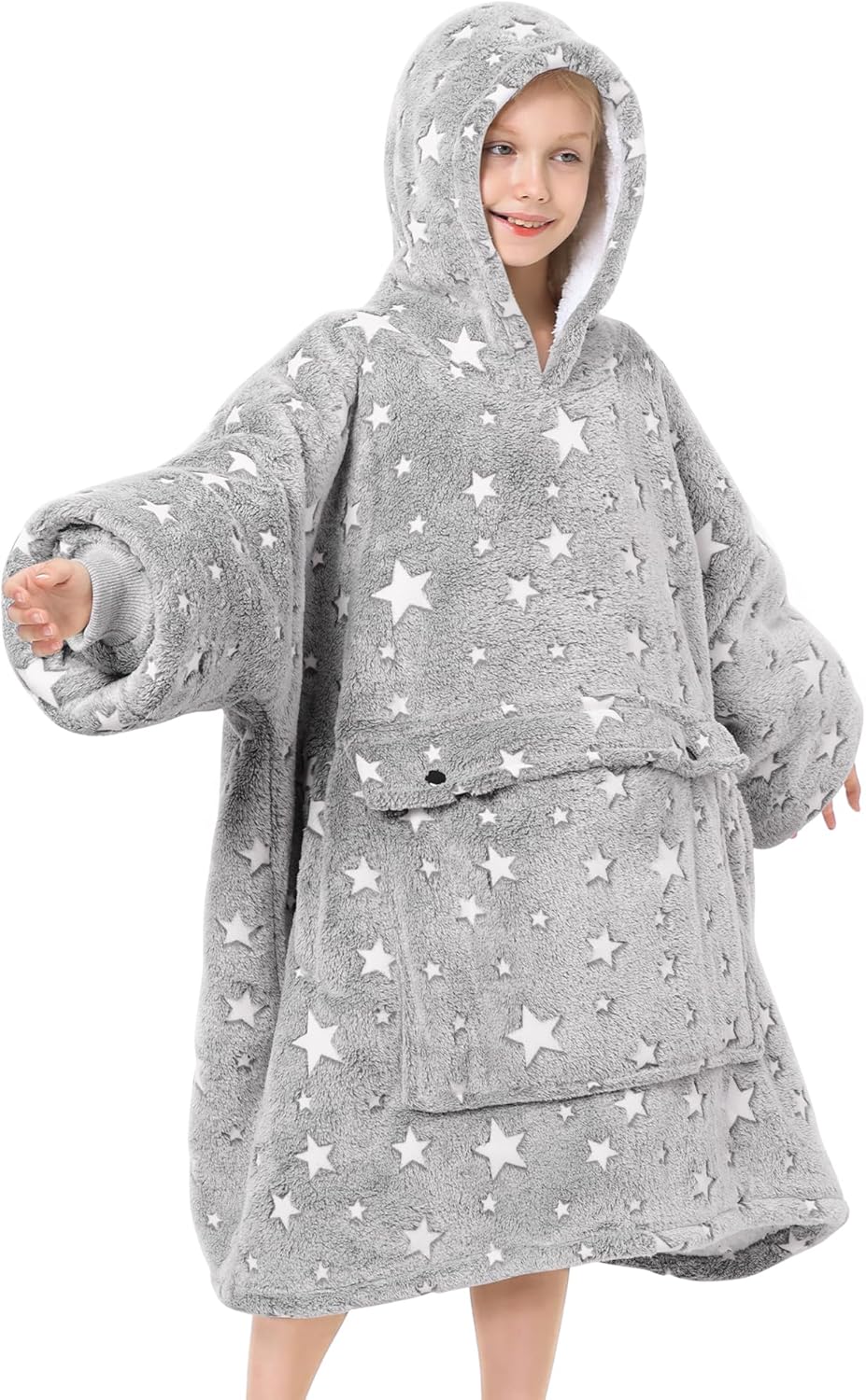 Narecte Kids Oversized Hoodie Blanket - Cozy Birthday Gift!