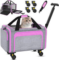 3-in-1 Pet Carrier with Wheels TSA Carry-On - Rolling Cat Carrier