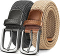 KEMISANT Men's Golf Belt 2 Pack - Stylish Stretch Belts for Comfort & Style!