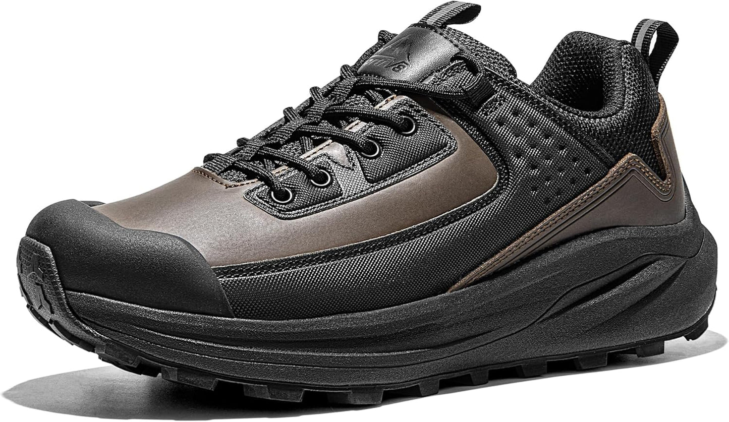 NORTIV 8 Men's Waterproof Hiking Shoes: Lightweight & Breathable