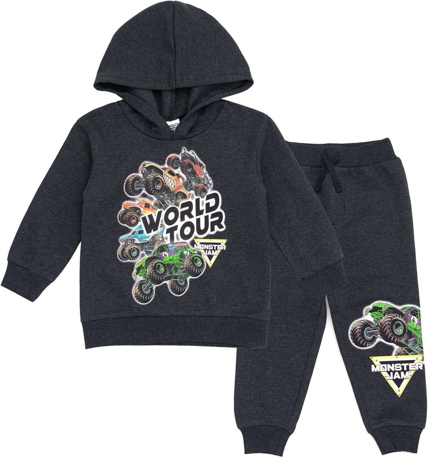 Monster Jam Grave Digger Fleece Pullover Hoodie & Pants Set