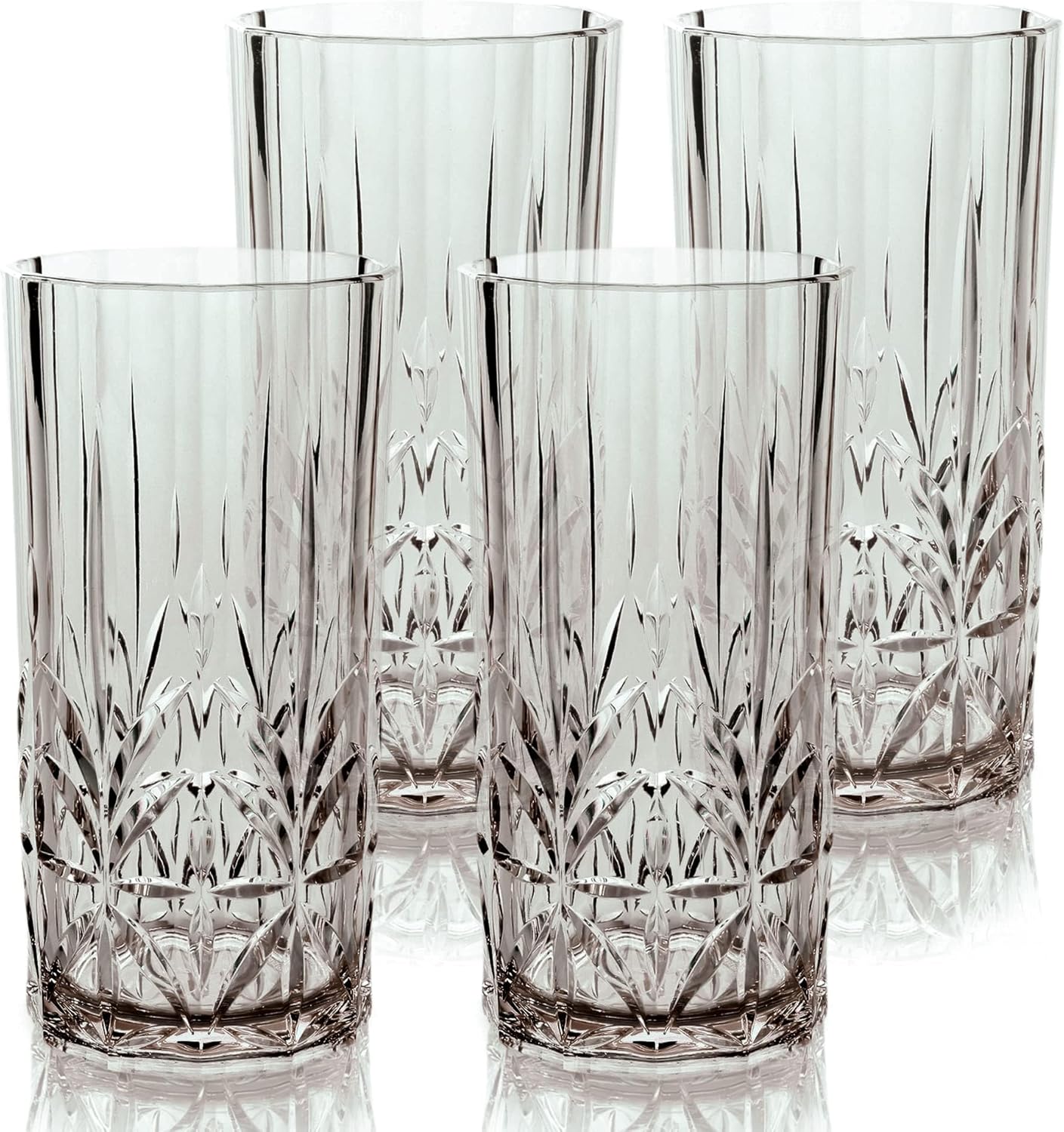 BELLAFORTE Shatterproof Tritan Tall Tumblers for Parties