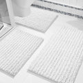 Yimobra Bathroom Rug Set 3 Piece - Plush Quick Dry Chenille