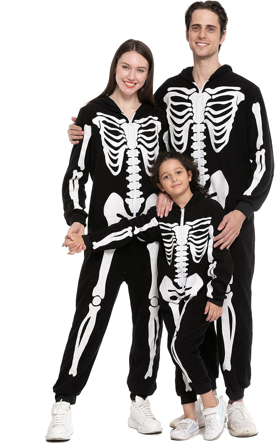 Skeleton Pajama Costume for Family Matching Halloween Fun