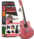 Pyle 3/4 Junior Acoustic Guitar Kit - Ideal for Beginner Kids & Adults!