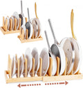 Pot and Pan Organizer for Under Cabinet with Magnetic Lock