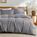 Bedsure Oversized King Duvet Cover Set - Soft Double Brushed Bedding
