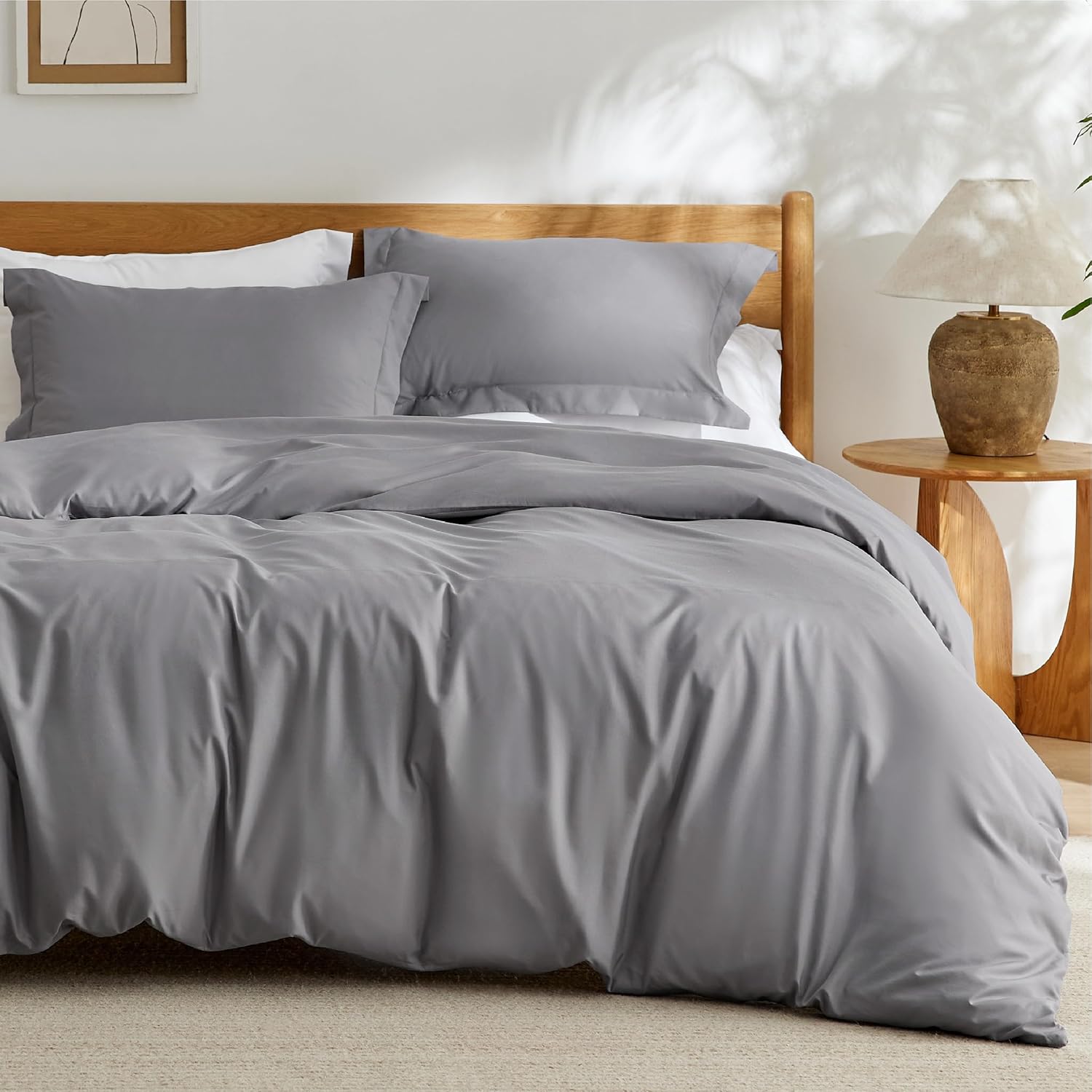 Bedsure Oversized King Duvet Cover Set - Soft & Stylish Bedding