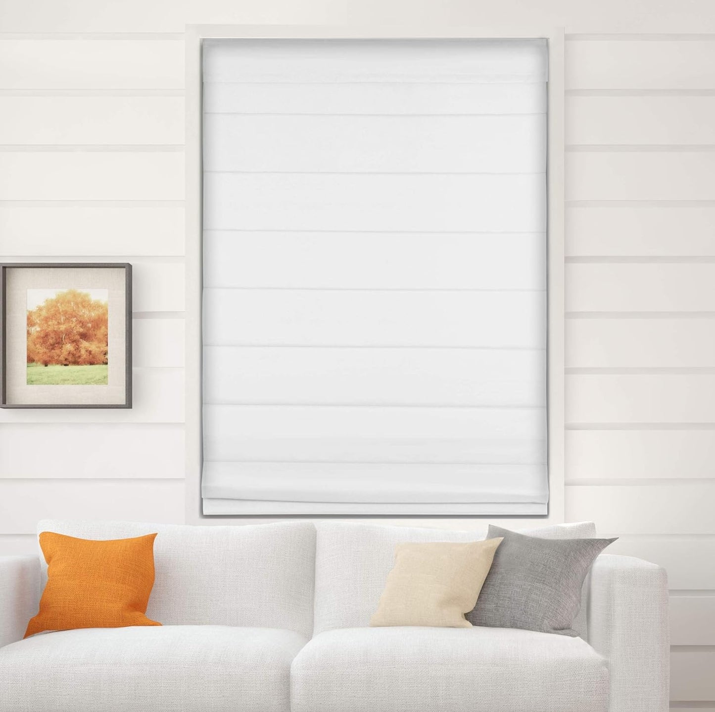 Arlo Blinds Thermal Room Darkening Fabric Roman Shades 35in W