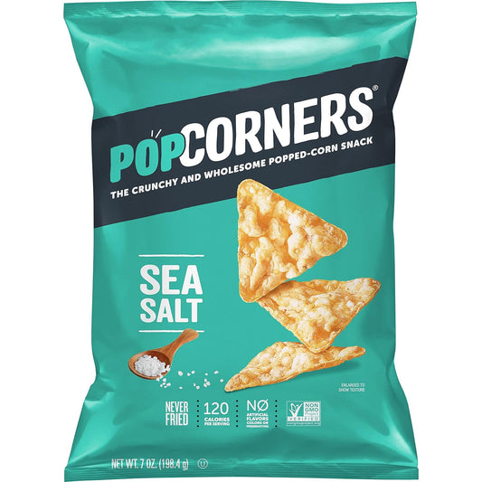 Crunchy Snacking Delight: PopCorners Sea Salt 7oz